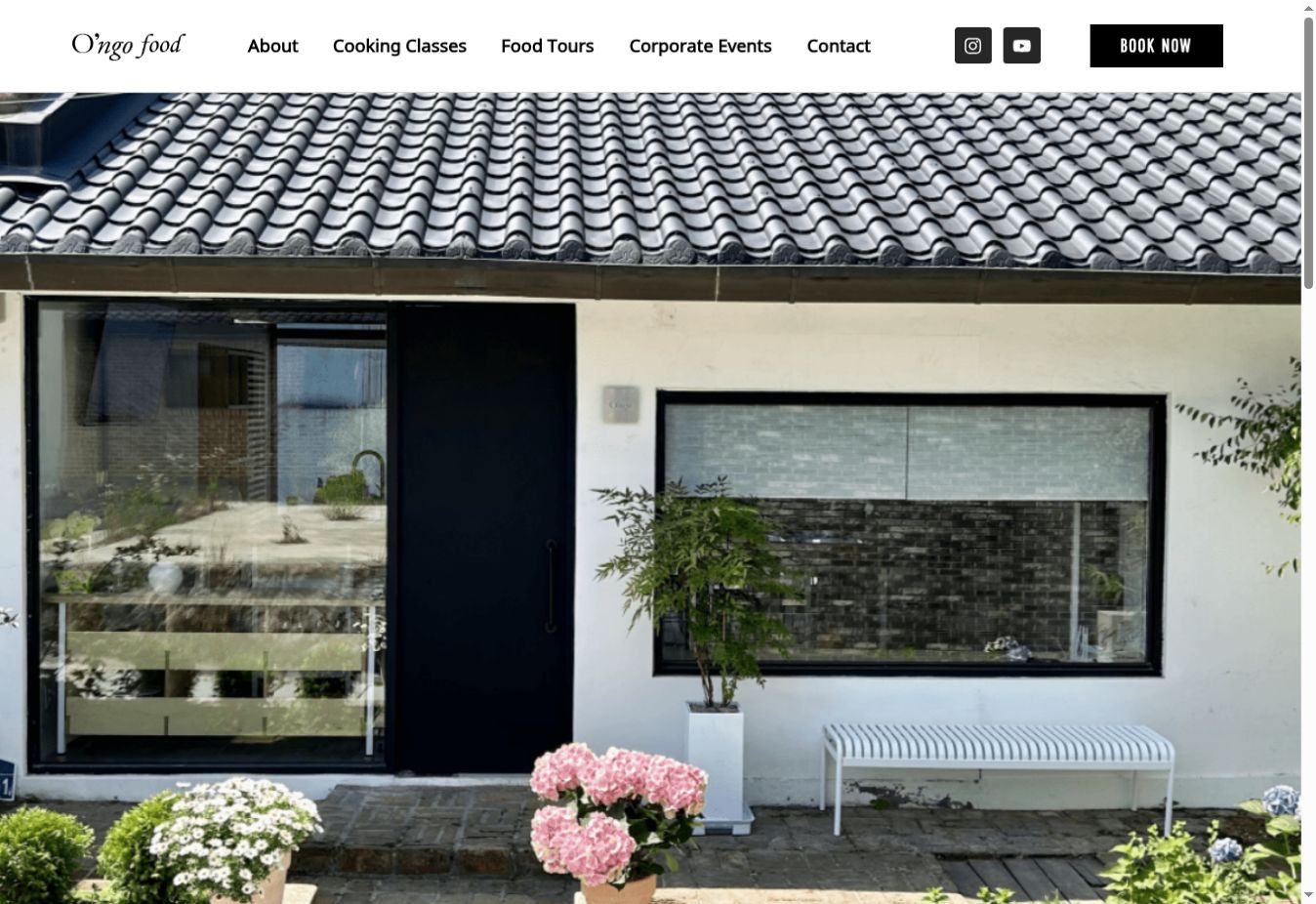 O’ngo Food Communications website screenshot